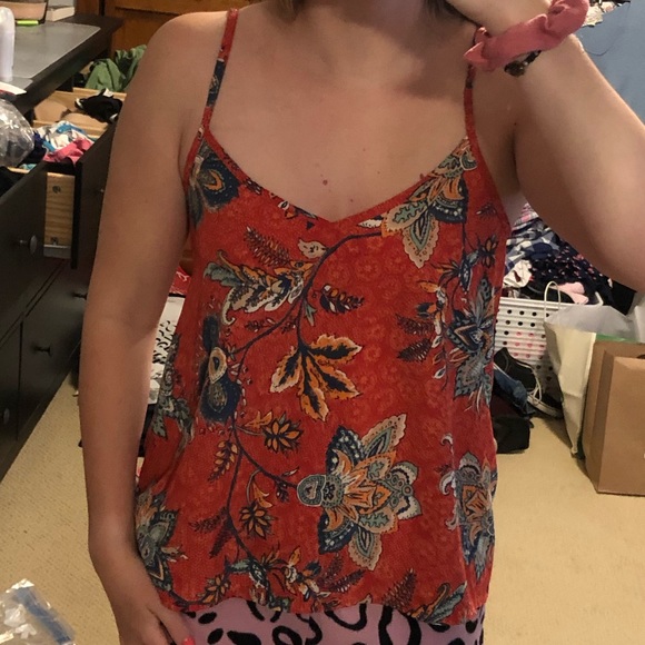 Hollister Tank Top Floral Pattern Size XS - Picture 7 of 7